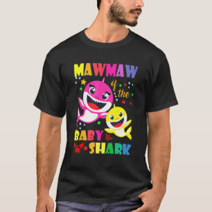 T-shirt Mawmaw Du Requin D'Anniversaire Papa Maman Corresp