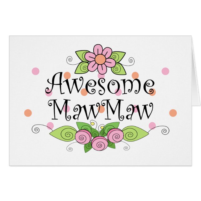 T-Shirt MawMaw Incroyable (Devant horizontal)
