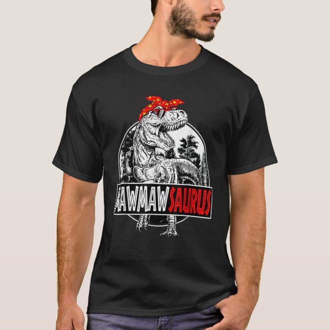 T-shirt Mawmawsaurus T rex Dinosaur Funny Mawmaw Saurus Fa (Devant)