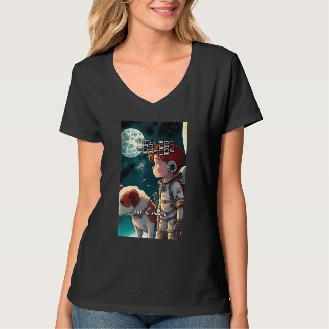 T-shirt Max et Rover explorent l'espace (Devant)
