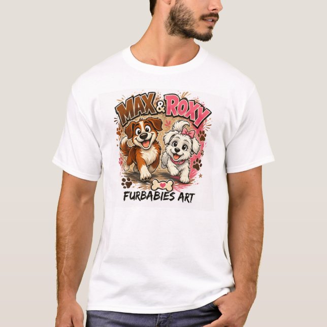 T-shirt Max et Roxy Officiel  (Devant)
