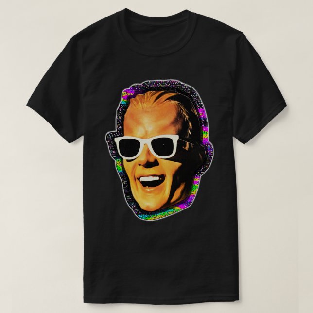 T-shirt MAX HEADROOM 80s Cult TV Show (Design devant)