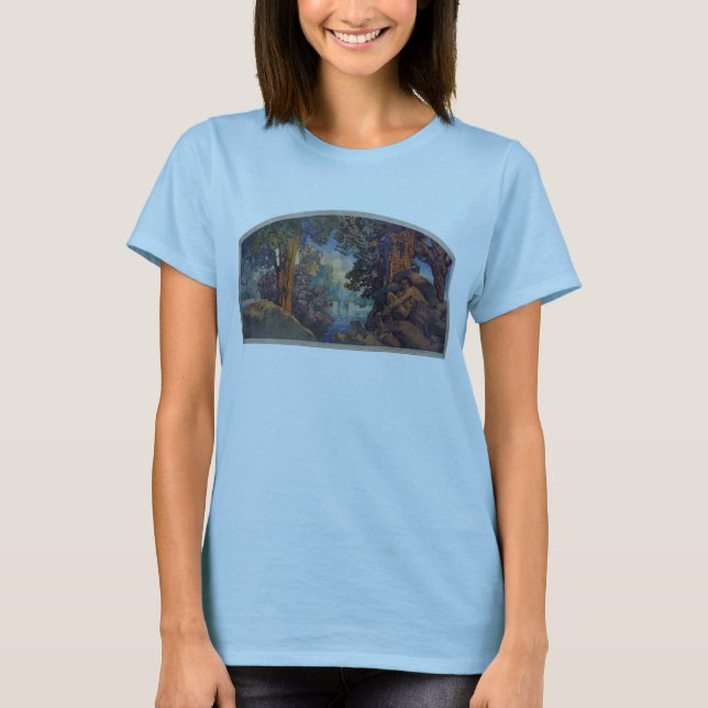 T-shirt maxfield mural de bigelow parrish (Devant)