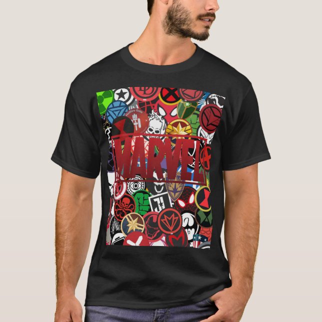 T-shirt Maximalisme Marvel (Devant)