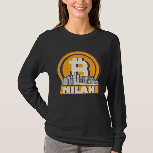 T-shirt Maximaliste Bitcoin de Milan (Devant)