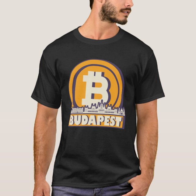 T-shirt Maximaliste Budapest Bitcoin (Devant)