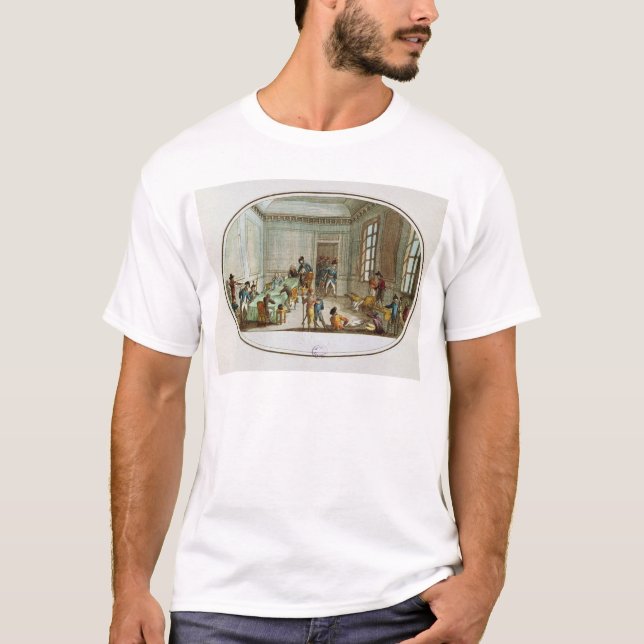 T-shirt Maximilien de Robespierre blessé (Devant)