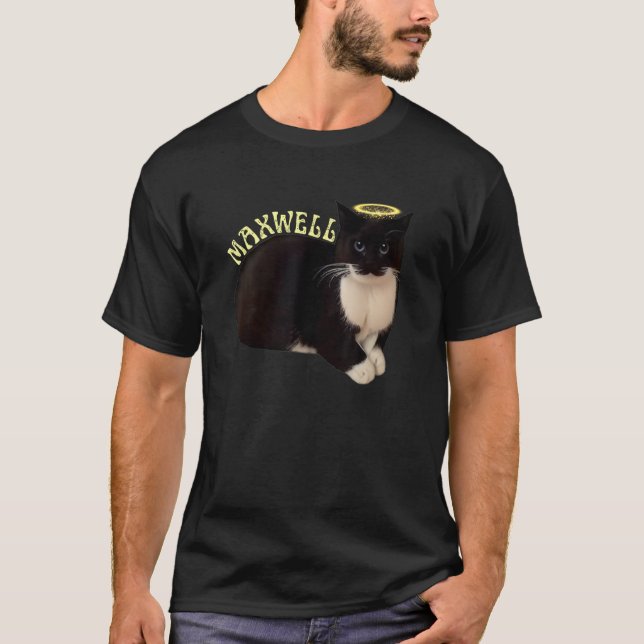 T-shirt Maxwell le chat Tuxedo Mème 1 (Devant)