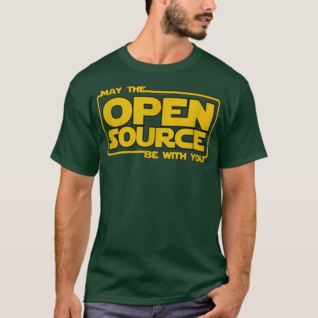 T-shirt May Open Source programmation drôle devops linu (Devant)