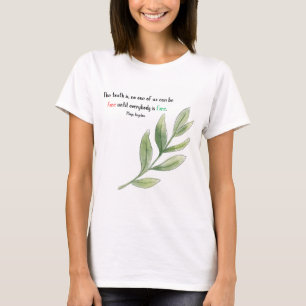 T-shirt Maya Angelou Citation Aucun de nous n'est libre