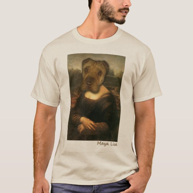 T-shirt Maya Lisa - chemise classique de beauté de Sharpei (Devant)