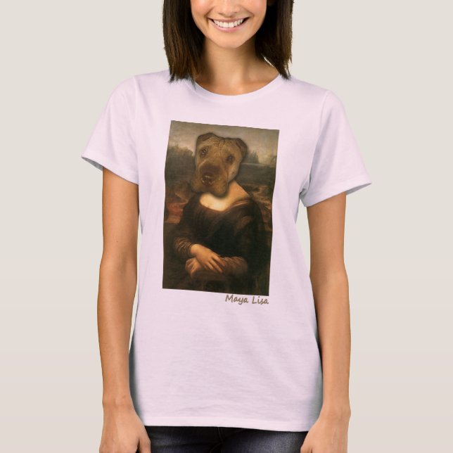 T-shirt Maya Lisa - chemise classique de beauté de Sharpei (Devant)