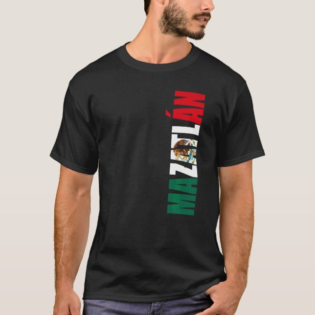 T-shirt Mazatlan Sinaloa Mexique Drapeau mexicain (Devant)