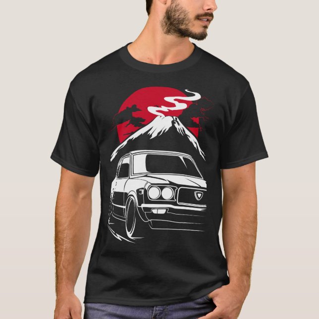 T-shirt Mazda RX-3 Savanna GT Fuji (Devant)