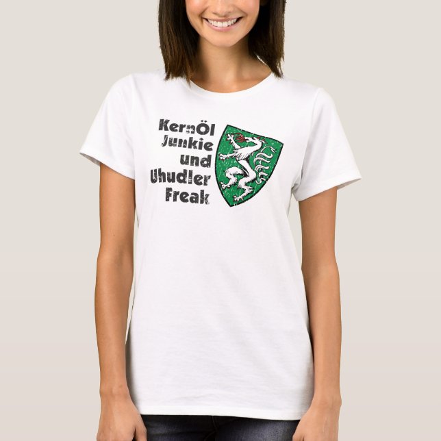 T-shirt Mazout & Uhudler Freak Steiermark Autriche (Devant)