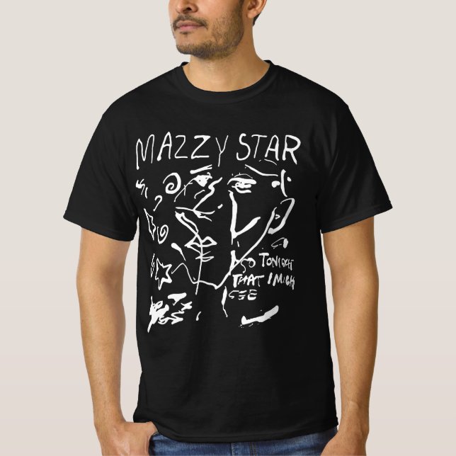 T-shirt " Mazzy Star Ce Soir " (Devant)
