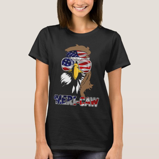 T-shirt Mb35 Mullet Eagle 4 juillet (Devant)