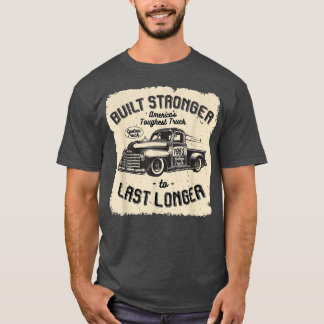 T-shirt mb 1953 Vintage Truck Birthday Built Stronger To L