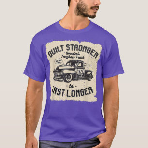 T-shirt mb 1974 Camion Vintage Anniversaire construit plus