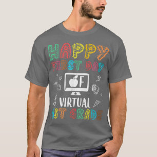 T-shirt mb Joyeux Premier Jour De 1Ère Année Virtuelle Ret