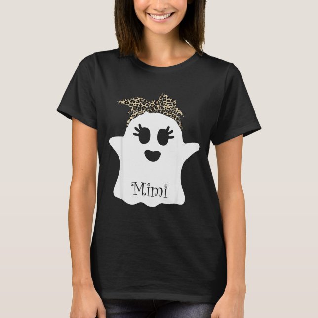 T-shirt Mb Soky Mimi Ghost Bandana Boo Halloween Family Ma (Devant)