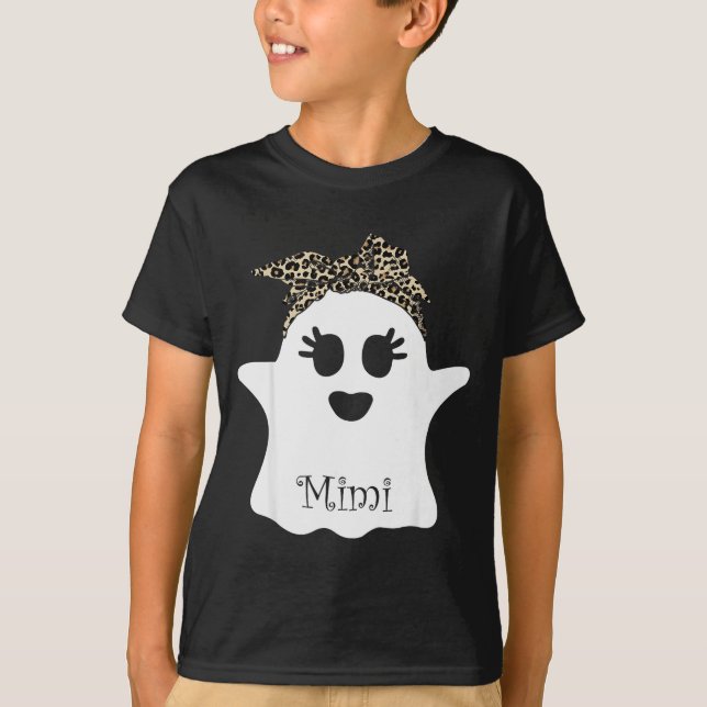 T-shirt Mb Soky Mimi Ghost Bandana Boo Halloween Family Ma (Devant)