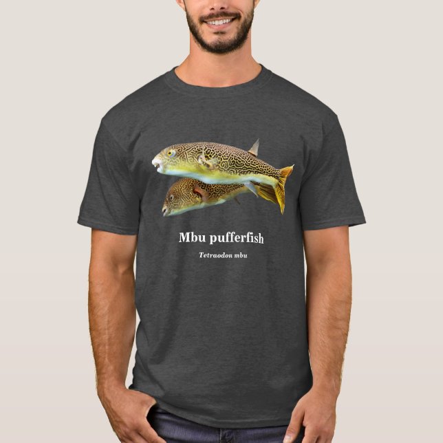 T-shirt Mbu pufferfish , Tetraodon mbu (Devant)