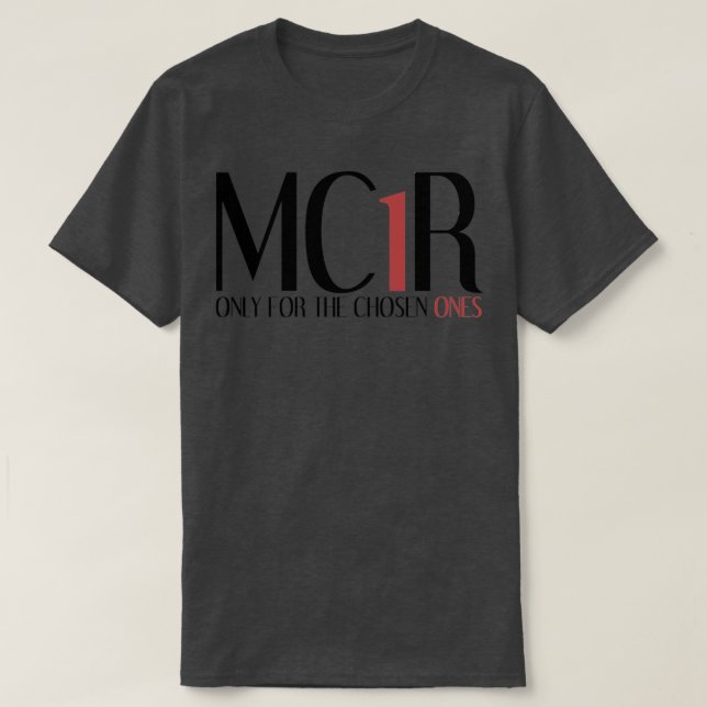 T-shirt MC1R Tête rouge 2 (Design devant)