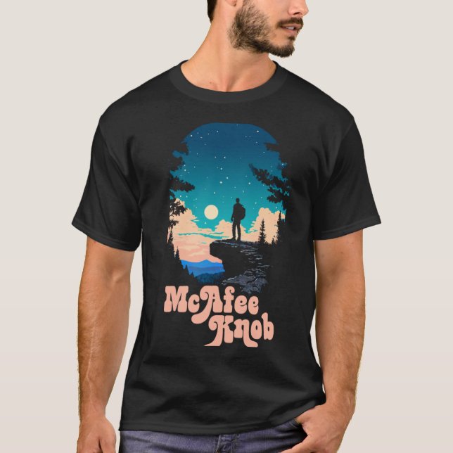 T-shirt McAfee Knob Roanoke Virginia Appalachian Trail Ove (Devant)