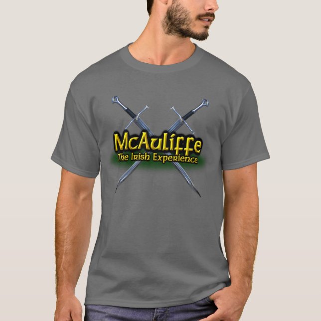 T-shirt McAuliffe Le clan irlandais de l'expérience (Devant)
