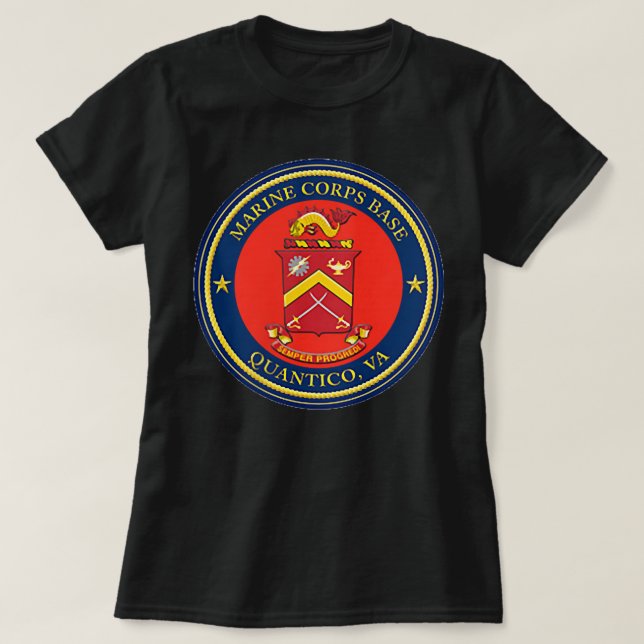T-shirt MCB Quantico Virginia Militaire vétéran FBI DEA Pa (Design devant)
