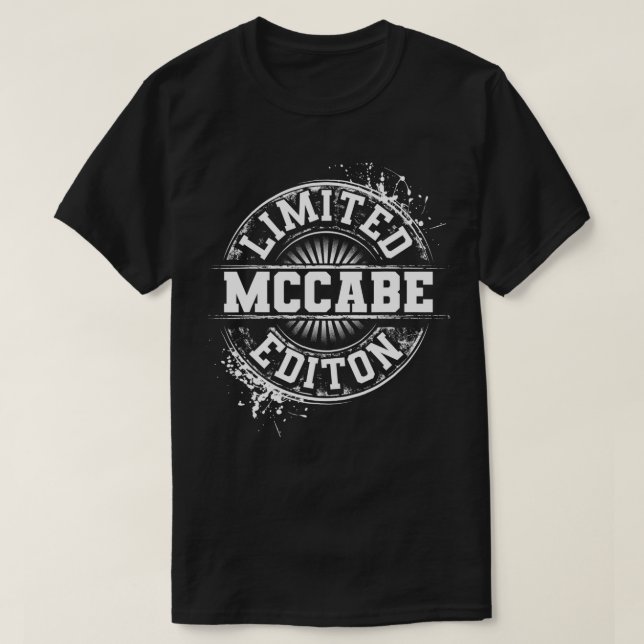 T-shirt MCCABE Funny Surnom Family Tree Birthday Reunion  (Design devant)