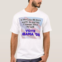 McCain met les premiers votes Obama 08 de pays