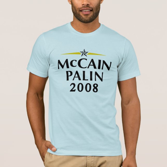 T-shirt McCain Palin 2008 (Devant)
