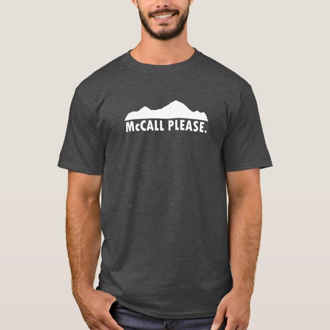 T-shirt McCall Idaho S'Il Vous Plaît (Devant)