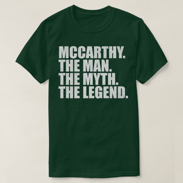 T-shirt MccarthyMccarthy Nom de famille Mccarthy Nom de fa (Design devant)
