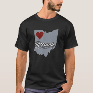 T-shirt McComb Ohio OH City State USA mignon Souvenir
