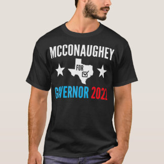 T-shirt McConaughey Pour Le Vote Du Gouverneur Teas