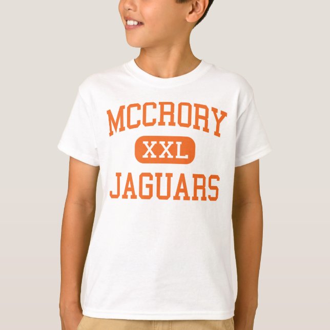 T-shirt McCrory - Jaguars - Lycée - McCrory Arkansas (Devant)