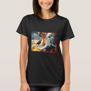 T-shirt Mcdon Drôle Donald Trump Frites Cuisine Frittes 