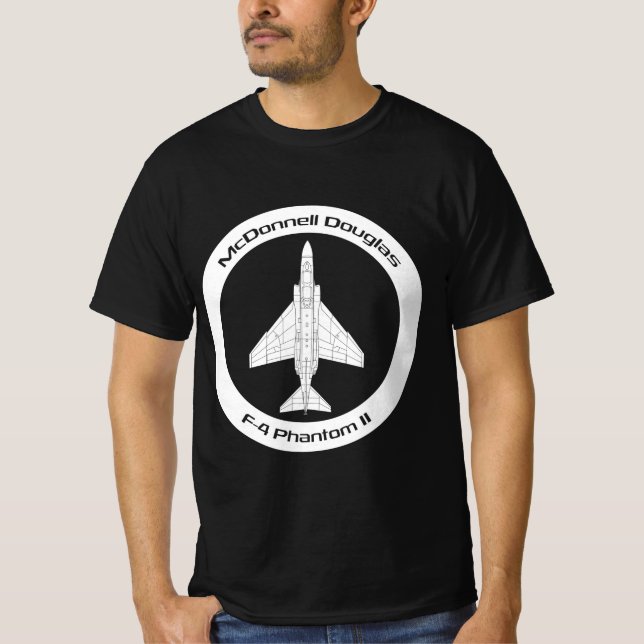 T-shirt McDonnell Douglas F-4 Phantom II (Devant)