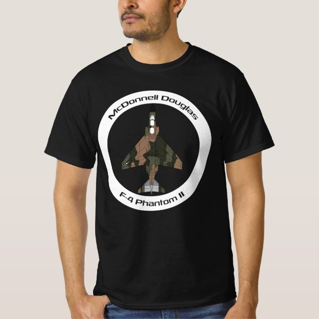 T-shirt McDonnell Douglas F-4 Phantom II (Devant)