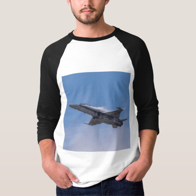 T-shirt McDonnell Douglas F/A-18 Hornet (Devant)