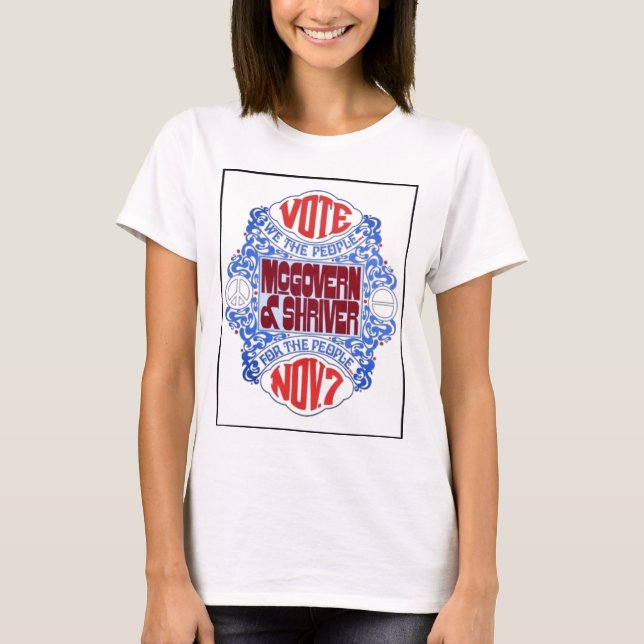 T-shirt Mcgovern 1972 (Devant)
