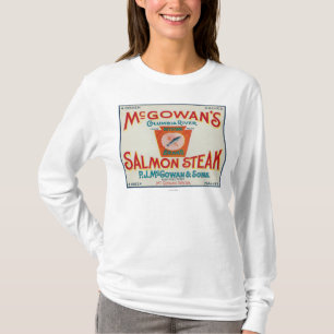 T-shirt McGowan, Washington - étiquette saumoné