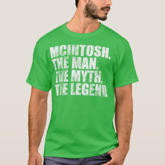 T-shirt Mcintosh Mcintosh Nom de famille Mcintosh prénom M