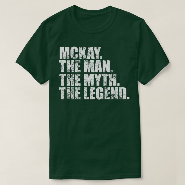 T-shirt MckayMckay Nom de famille Mckay nom de famille Mck (Design devant)