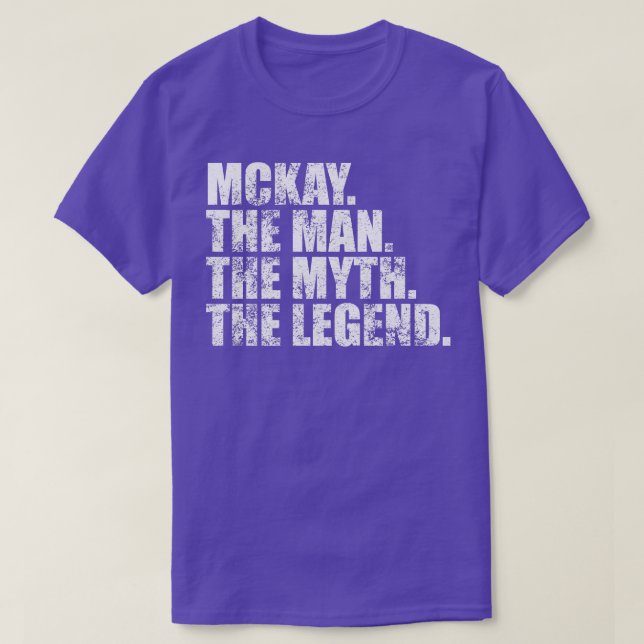 T-shirt MckayMckay Nom de famille Mckay nom de famille Mck (Design devant)