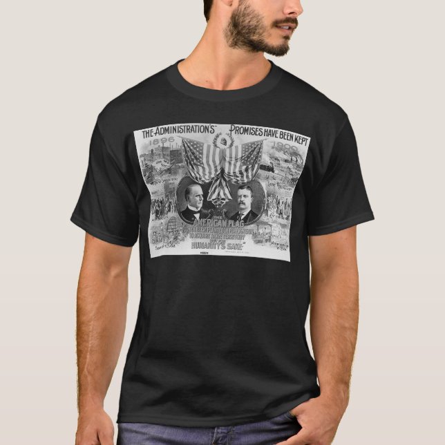 T-shirt McKinley 1900 - Teddy Roosevelt (Devant)