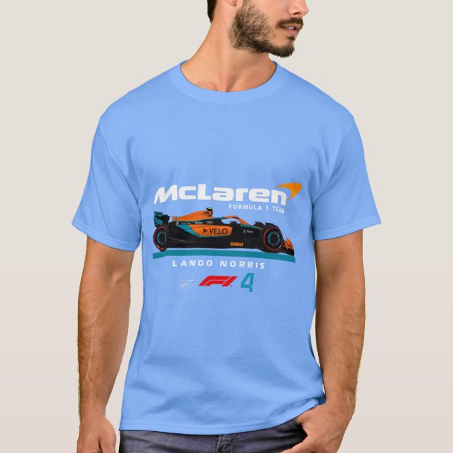 T-shirt Mcl f mclaren f team lando norris f retro retro (Devant)